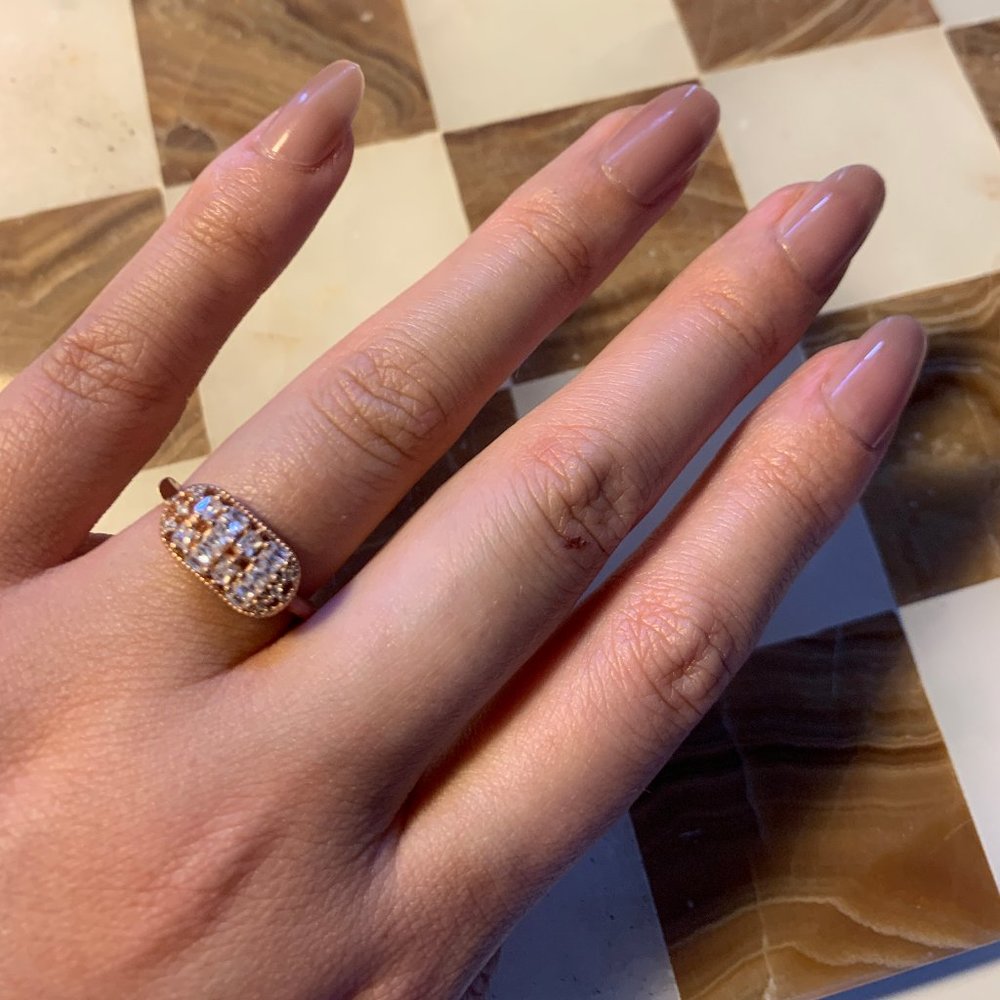 18K Plated Gold Ring - New